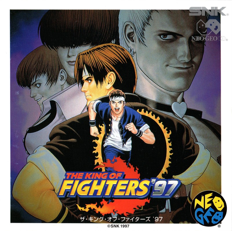 拳皇97 Neo Geo CD 版盒装封面