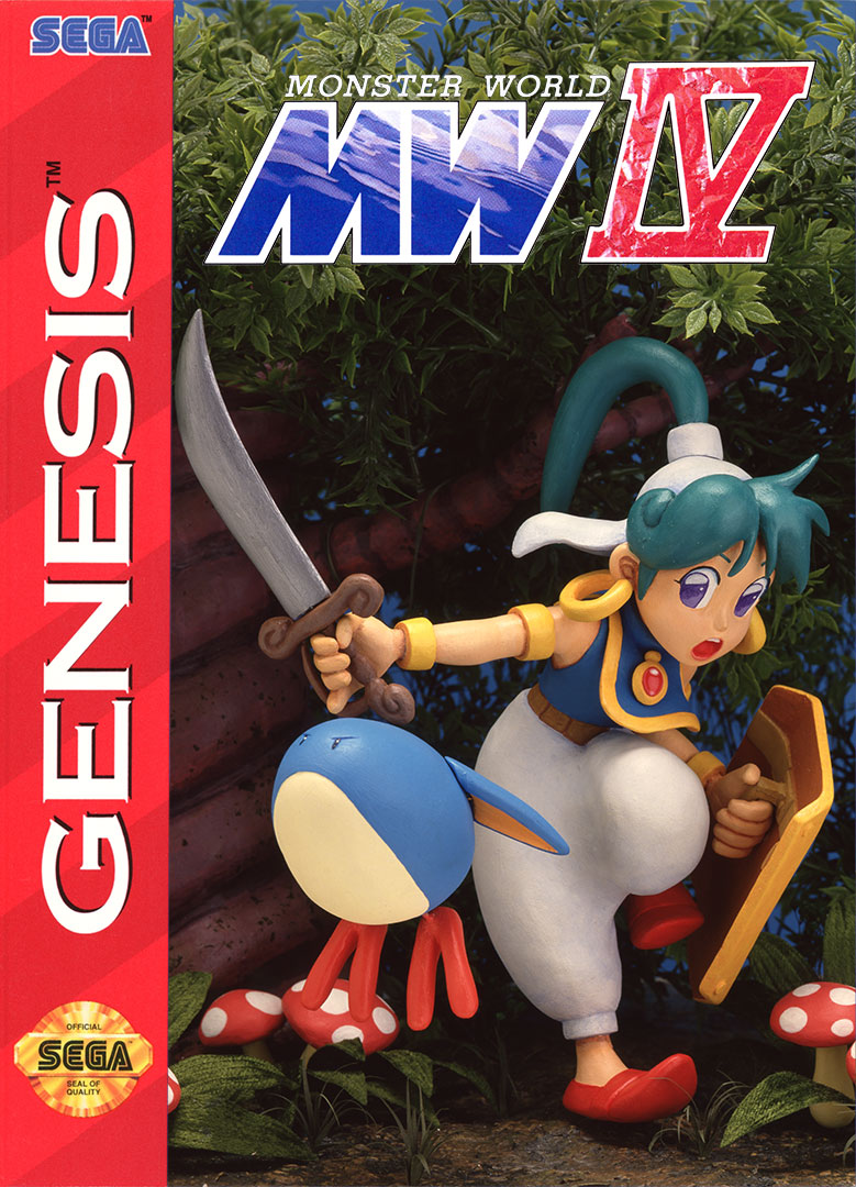 怪物世界4 美版风格 Genesis 盒装图