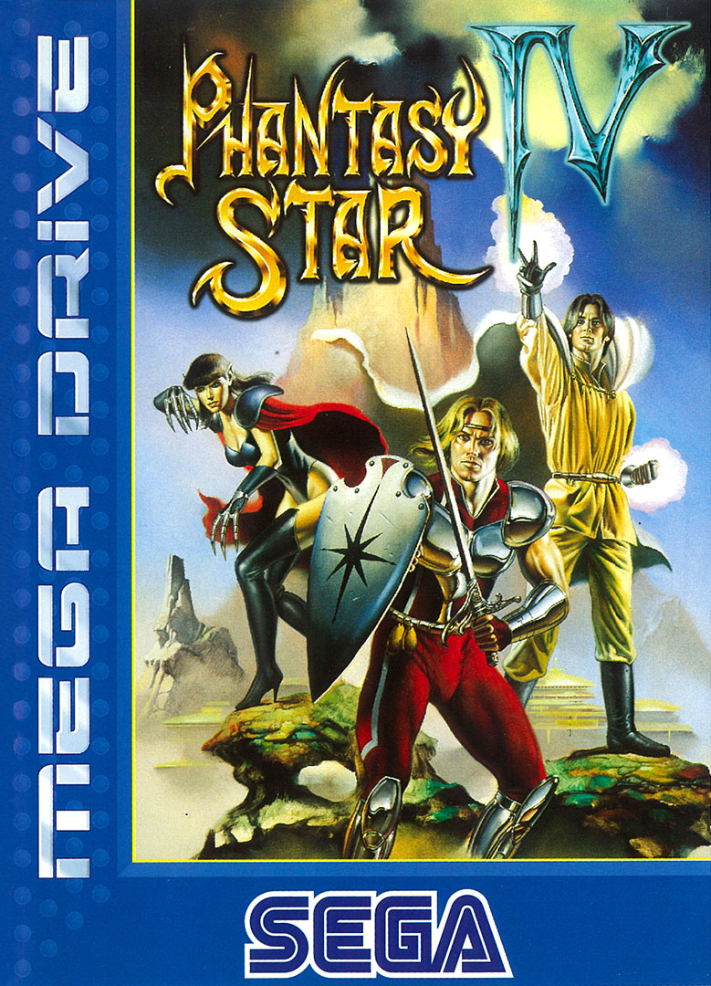 美版《Phantasy Star IV》盒绘